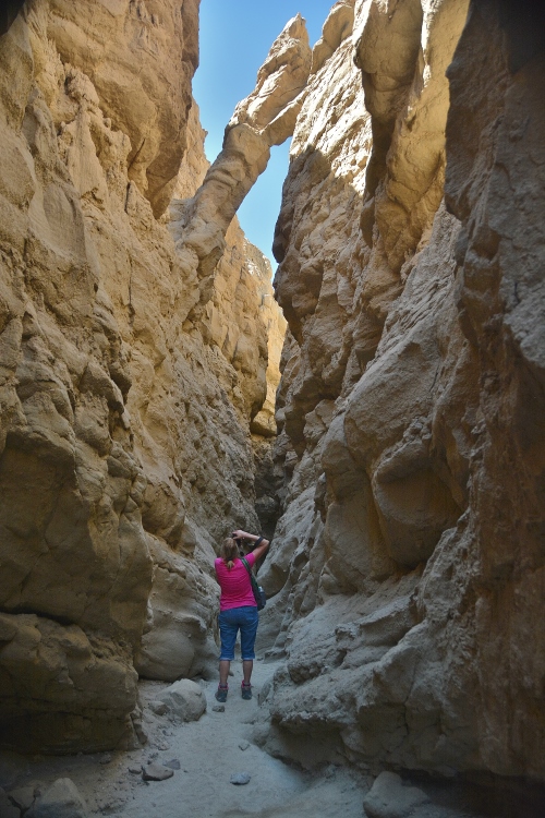 inside the slot canyon